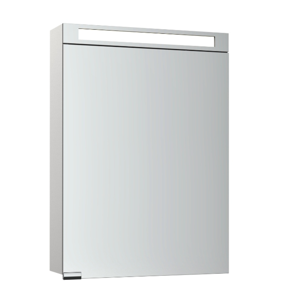 Product Cut out image of the Keuco Royal eOne Single Mirror Cabinet 44304 171030 hinged for right handed use